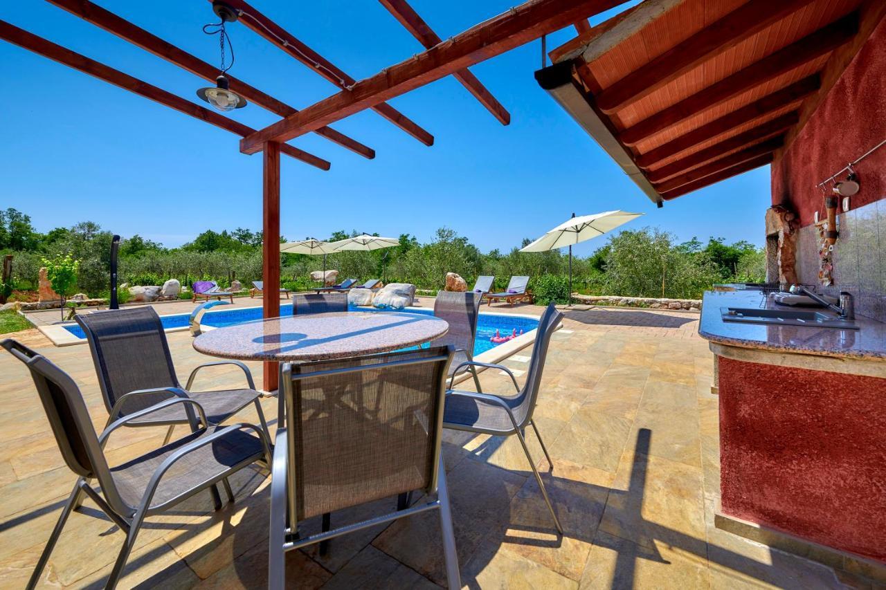 Vila Relax House Surrounded By Olives And Vineyard Stifanići Exteriér fotografie